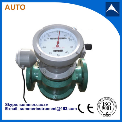 China Low cost oval gear flow meter used in crude oil| fuel oil made in China supplier