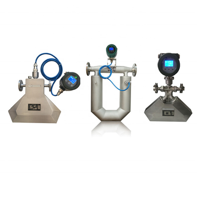 China Hot Sale Small Precision SS316L Coriolis Mass Flow Meter with 4-20mA and RS485 supplier
