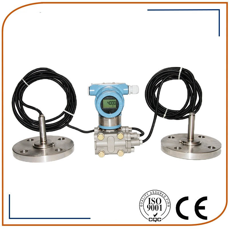 remote seal type differential pressure transmitter for high temperature