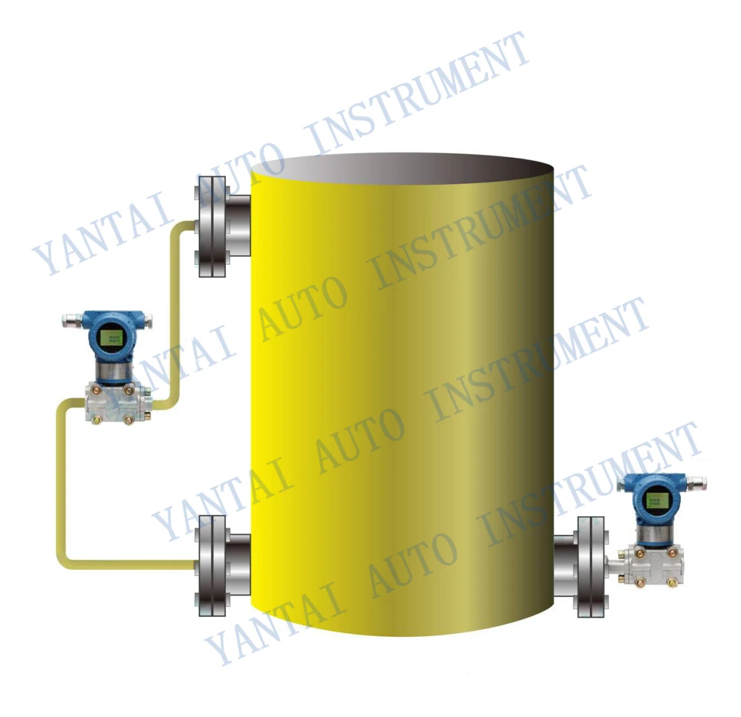 Differential Pressure Level Transmitter DN50 DN80 Liquid Level Diaphragm Pressure Transmitter