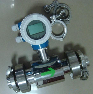 China China cheap food beverage electromagnetic flow meter/sanitary magnetic flowmeter supplier