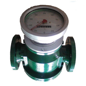 China Oval Gear Flow Meter For Fuel Oil With LCD Display supplier
