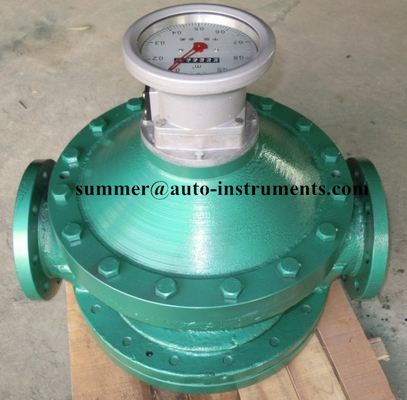 China Oval Gear Transmitter Pulse Output Stainless Steel Flow Meter With Low Price supplier
