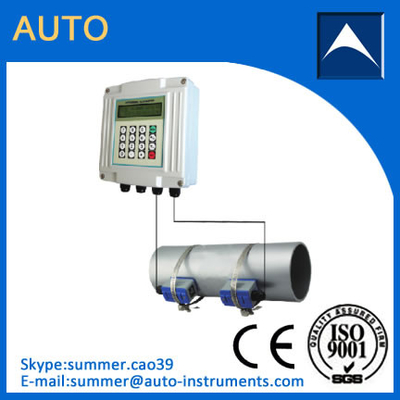 China Fixed Ultrasonic Flow Meter Clamp On Water Flowmeter With Reasonable Price supplier