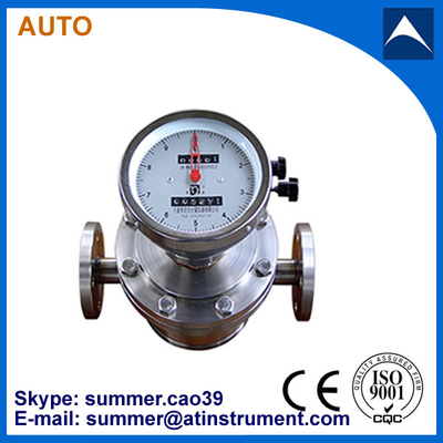 China Oval gear transmitter pulse output stainless steel flow meter with reasonable price supplier