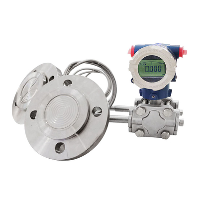 China 4-20ma Remote seal stainless steel 316l  flange diaphragm level transmitter supplier