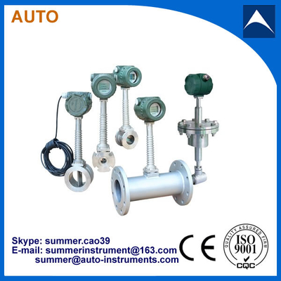China High temperature Steam Vortex flow meter for large diameter pipe supplier