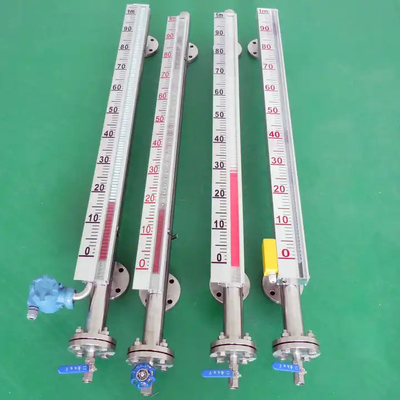 China UHZ Industrial Top-Mounted Magnetic Float Level Indicator with Switch Transmitter 4-20mA Output supplier