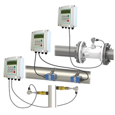 China low cost ultrasonic flow meter with pulse output  lcd display water flow meter supplier