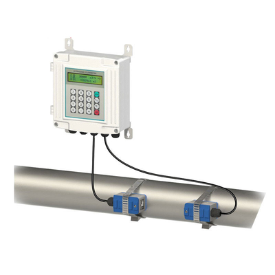 China low cost Dn50 dn700 Portable Ultrasonic Liquid Water Flow Meter supplier