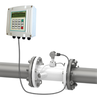 China low cost 3 inch ultrasonic flowmeter feed water flow rate meter 4-20mA output supplier