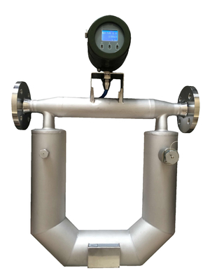 China 4-20mA RS485 HART Coriolis High Accuracy Stainless Mass Flow Meter supplier