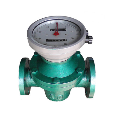 China High Accuracy mechanical diesel oil oval gear flow meter fuel flow meter HFO oil flow meter supplier