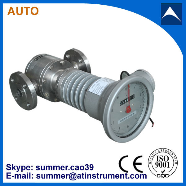 Oval Gear Positive Displacement type Crude Oil Flow meter mechanical ...