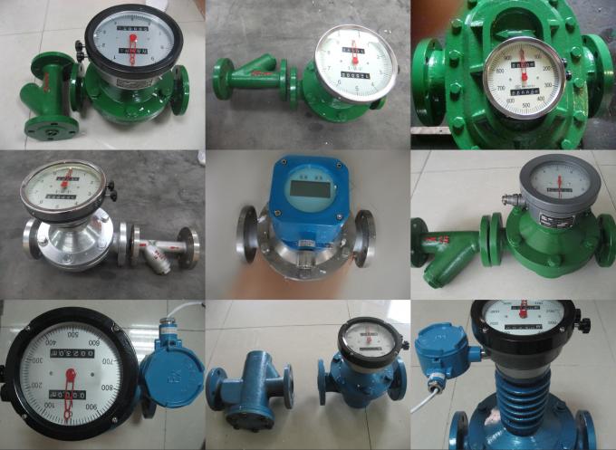 Mechanical diesel engine oil conductive oil oval gear flow meter