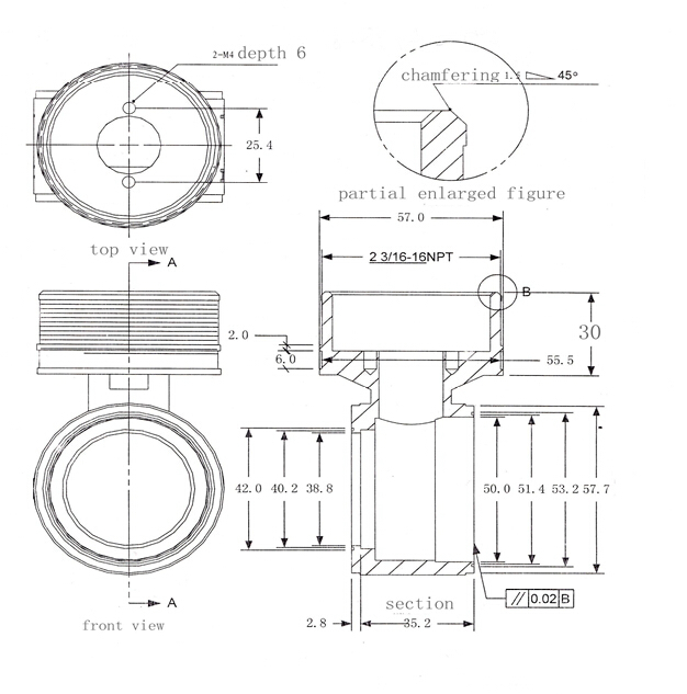 metal capacitive differential pressure sensor with excellent functions