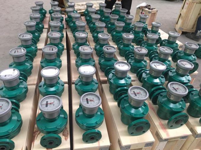 High Accuracy mechanical diesel oil oval gear flow meter fuel flow meter HFO oil flow meter