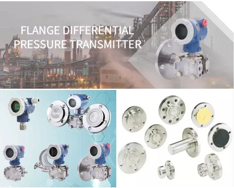 Differential Pressure Level Transmitter DN50 DN80 Liquid Level Diaphragm Pressure Transmitter